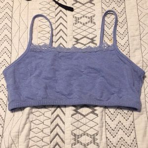 light blue bra